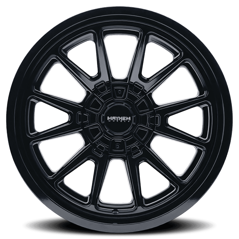 Mayhem — Mayhem 8116 Intrepid 20x9 / 8x170 BP / 0mm Offset / 125.2mm Hub Gloss Black Wheel
MAYHEM 8116 - view 4