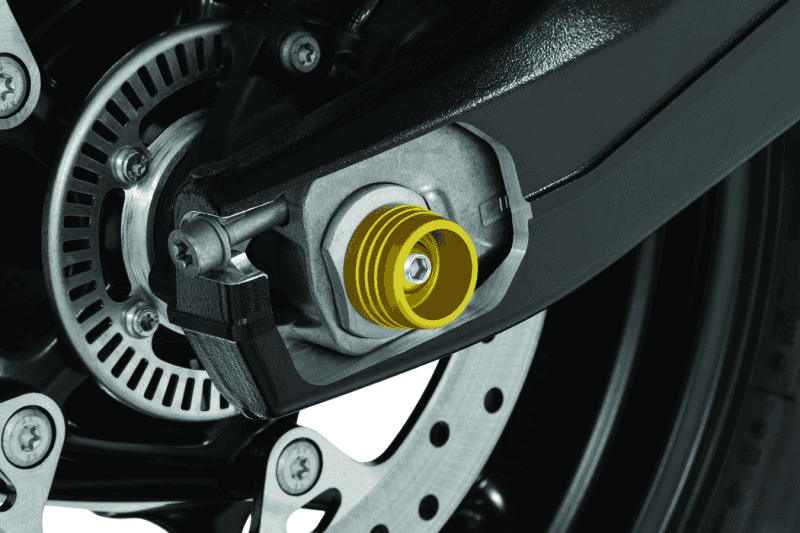 Kuryakyn — Kuryakyn Lodestar Rear Axle Slider Gold - view 2