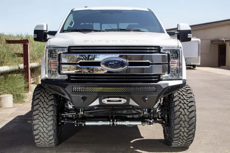 Addictive Desert Designs — Addictive Desert Designs 17-18 Ford F-250 Super Duty Stealth Fighter Front Bumper w/ Winch Mounts
Bumper- Front
Bumpers - view 7