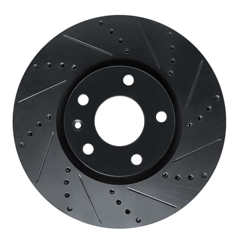 R1 Concepts — R1 14-19 Chevrolet Corvette Front Right Drilled & Slotted Black Brake Rotor
R1 Brake Rotor Drill - view 1