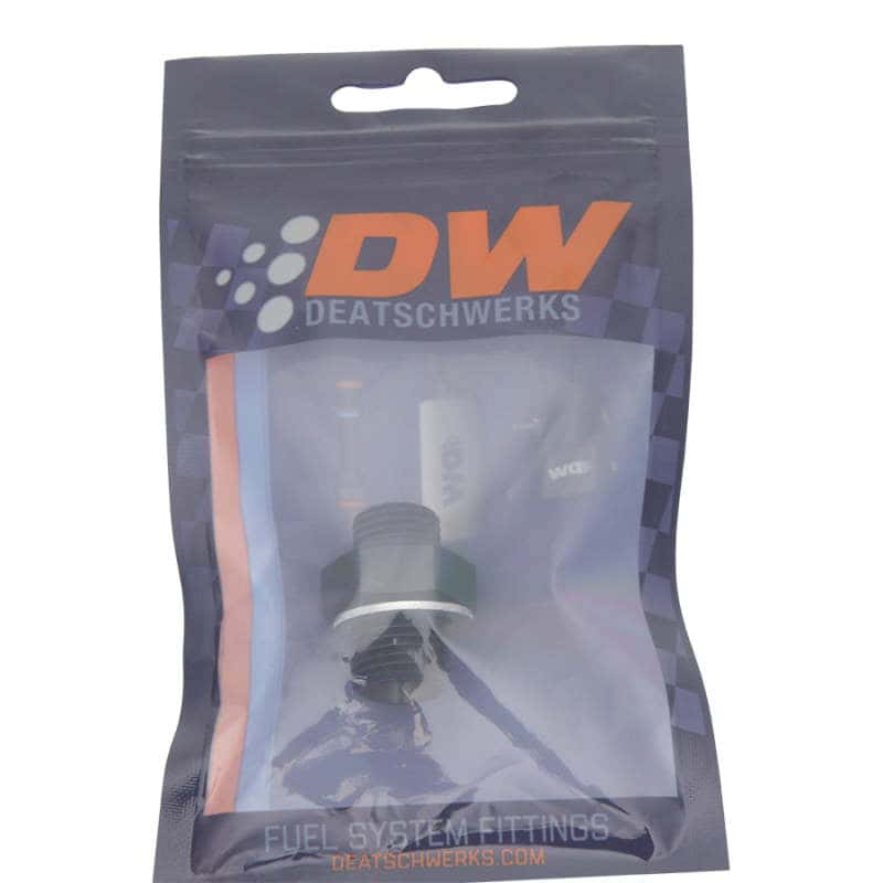 DeatschWerks — DeatschWerks 6AN ORB Male to M16 X 1.5 Metric Male (Incl O-Ring and Washer) - Anodized Matte Black
Lines & Fittings - view 2
