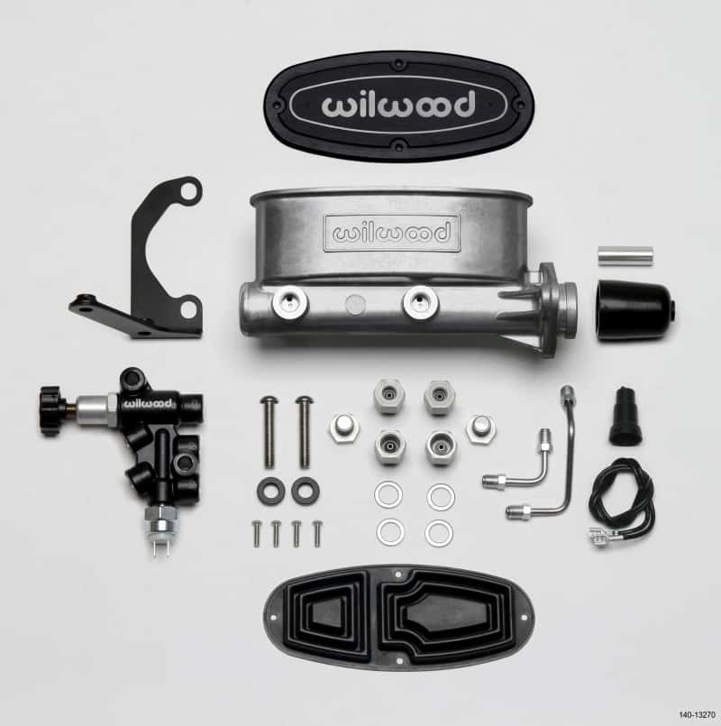 Wilwood — Wilwood HV Tandem M/C Kit w L/H Bracket & Prop Valve - 1 1/8in Bore
M/C,TANDEM KIT - view 1