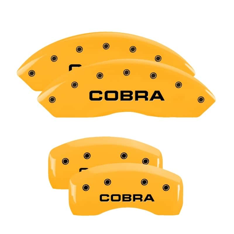 MGP — MGP 4 Caliper Covers Engraved Front & Rear Cobra Yellow Finish Black Char 2003 Ford Mustang
Caliper Covers - view 1