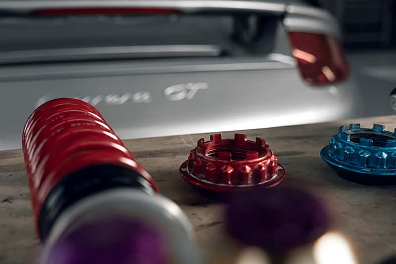 KW — KW 04-05 Porsche Carrera GT Special Edition HLS4 V5 Coilover Kit w/ Red & Blue Springs
Coilover Kit - view 7