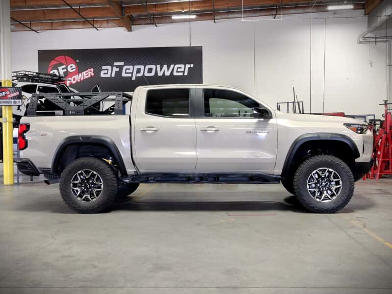 aFe — aFe CONTROL 23-24 Chevrolet Colorado ZR2 / GMC Canyon AT4X L4 2.7L (t) 1.25in Leveling Kit - Red
Leveling Kit - view 4
