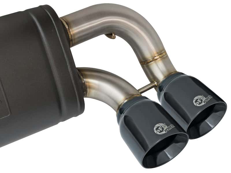 aFe — aFe 16-18 BMW M2 L6-3.0L MACH Force-Xp 3in to 2.5in 304 SS Cat-Back Exhaust System-Quad Black Tips
Cat-Back Exhaust - view 2