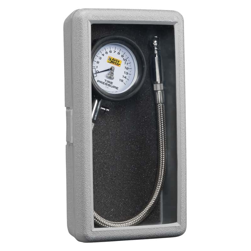 AutoMeter — Autometer 0-15PSI Lo-Pressure Tire Pressure Gauge
Ga Tire Press 15psi - view 6