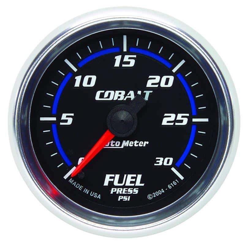 AutoMeter — Autometer Cobalt 52mm 0-30 PSI Full Sweep Electronic Fuel Pressure Gauge
GA 2" FUELP 30PSI CB - view 2