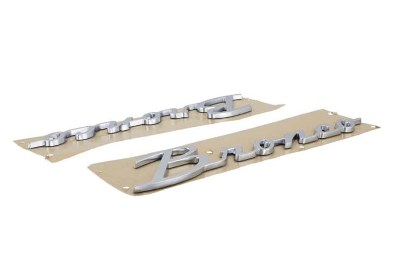 Ford Racing — Ford Racing 21-23 Bronco Script Fender Badge - Silver
Emblem - view 10