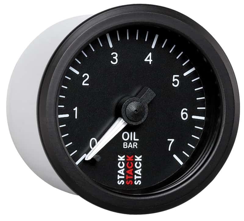 AutoMeter — Autometer Stack 52mm 0-7 Bar M10 Male Pro Stepper Motor Oil Pressure Gauge - Black
Ga OP ProStpr B 7Bar - view 5