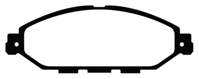 EBC — EBC 12-13 Infiniti JX35 3.5 Ultimax2 Front Brake Pads
Disc Brake Pad - view 1