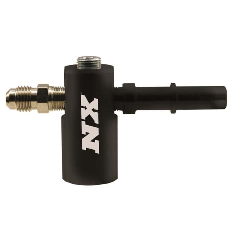 Nitrous Express — Nitrous Express 3/8-10mm Late Model Billet Fuel Line Adapter 90 Degree
NitrousFuelLineAdptK
Fuel Line Adapter - view 1
