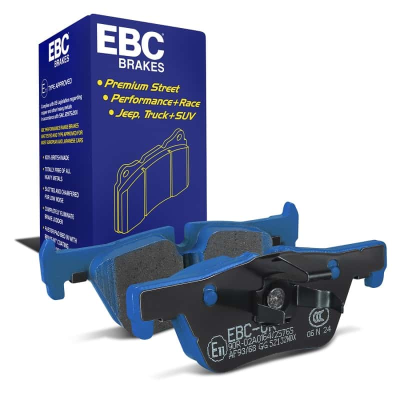 EBC — EBC 14-17 BMW 228 Coupe 2.0T Bluestuff Rear Brake Pads
Disc Brake Pad - view 3