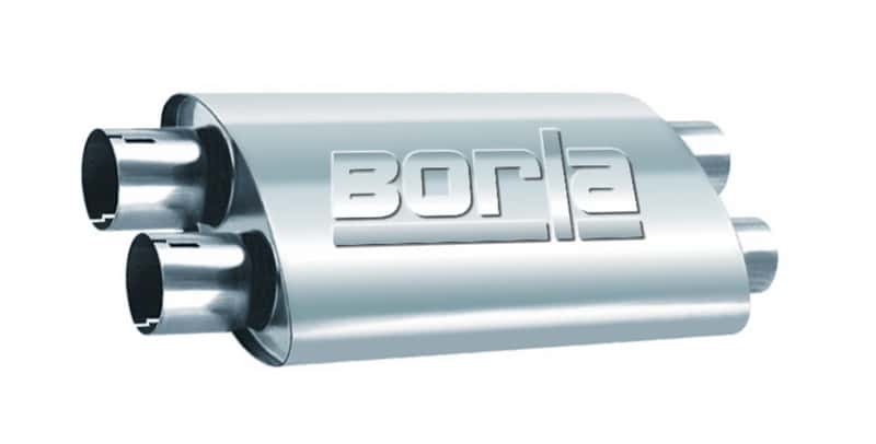Borla — Borla 2.25in Dual In/Out 19in x 9.5in x 4in Turbo XL Muffler
ProXS Muffler
Muffler - view 3