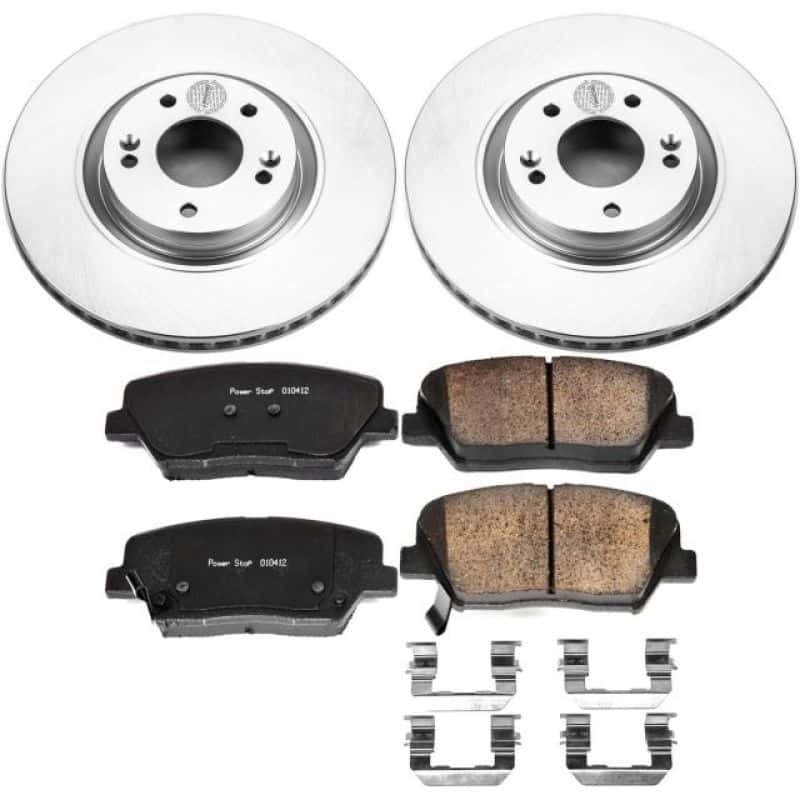 PowerStop — Power Stop 12-17 Hyundai Azera Front Z17 Evolution Geomet Coated Brake Kit - view 1