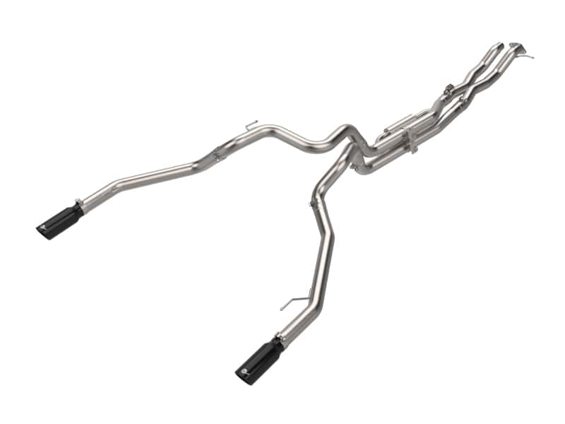 aFe — aFe Vulcan Series 3in 304SS Cat-Back Exhaust 24-25 Ford Ranger Raptor V6-3.0L (tt) w/ Black Tips
Cat-Back Exhaust - view 1