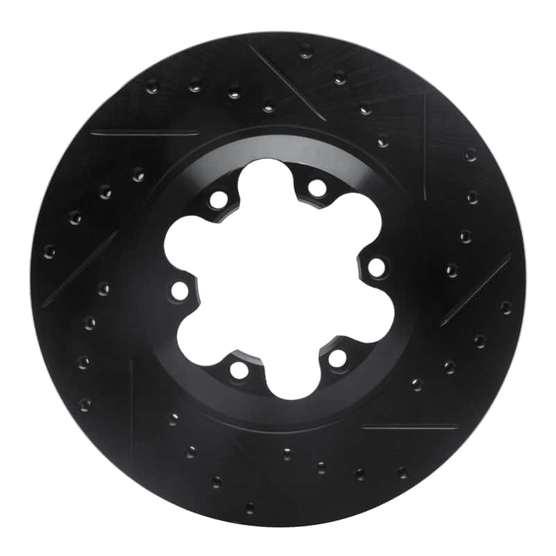 R1 Concepts — R1 04-08 Chevrolet Colorado Front Right Drilled & Slotted Black Brake Rotor
R1 Brake Rotor Drill - view 1