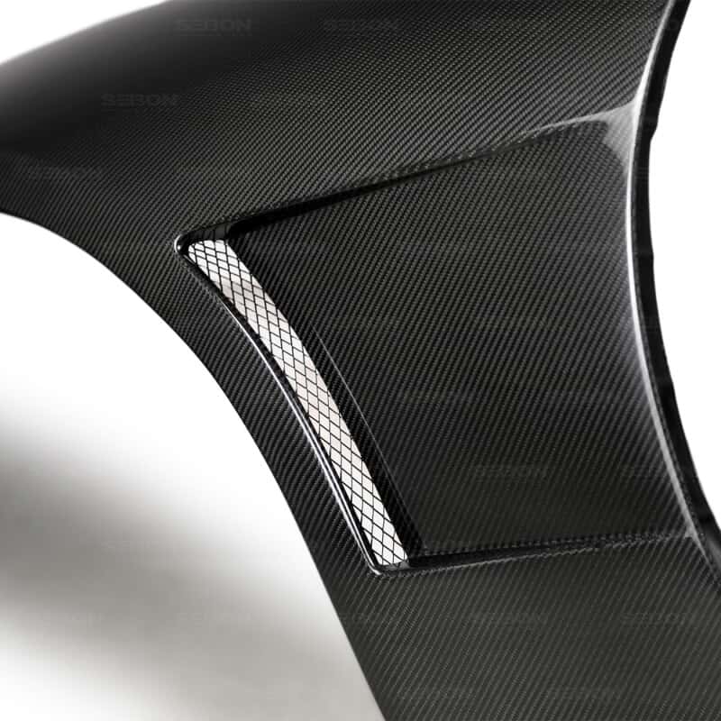 Seibon — Seibon 93-98 Toyota Supra TV-Style Carbon Fiber Fenders (Pair) - view 11