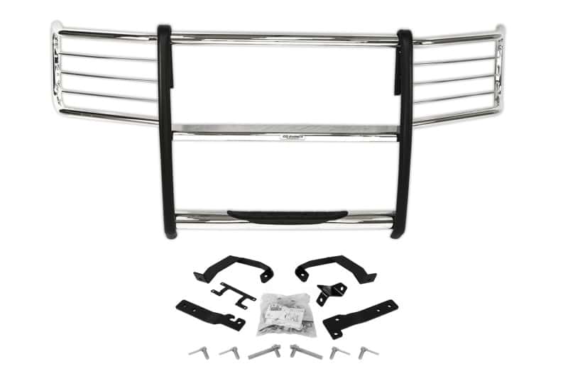 Go Rhino — Go Rhino 15-17 Ford F-150 (Excl. ACC Models) 3000 Series StepGuard Center Grille + Brsh Grd - Chrome
3000Series StepGuard - view 1