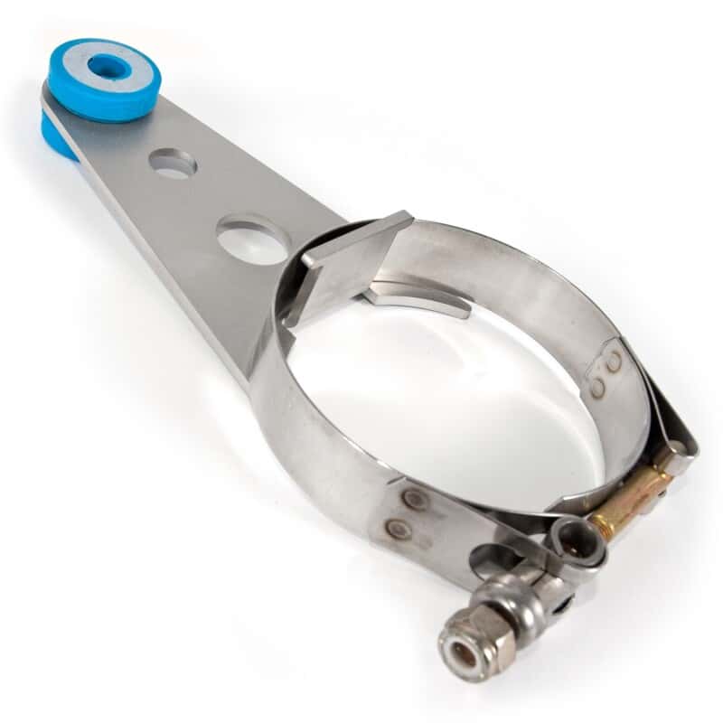 Stainless Works — Stainless Works 2 1/2in Trick Hanger Clamp On 90 Degree
Exhaust Hanger - view 2