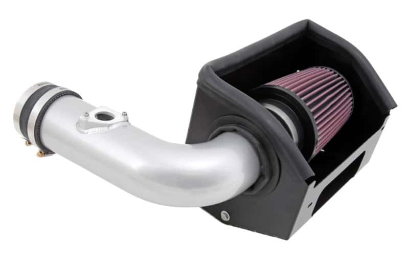 K&N Engineering — K&N 13 Subaru BRZ 2.0L / 13 Scion FR-S 2.0L Silver 69 Series Typhoon Intake
Performance Air Inta
Air Intake System - view 4