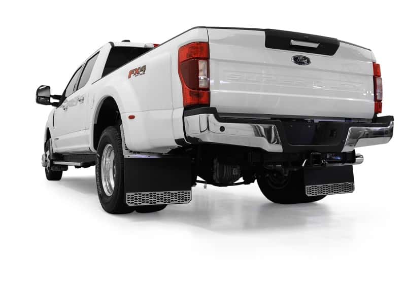 Putco — Putco 15-19 Chevy Silv/Sierra HD Dually - (Rear) - Set of 2 Mud Skins - Brushed SS w/ Hex Shield
Mud Flap - view 5