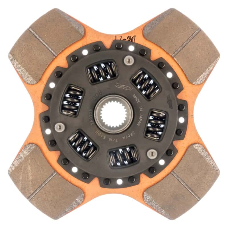 Exedy — Exedy 2004-2011 Subaru WRX STI H4 Stage 2 Cerametallic 4 Puck Disc Fits 15951HDP4
Clutch Plate (Disc)
Replacement Parts - view 3