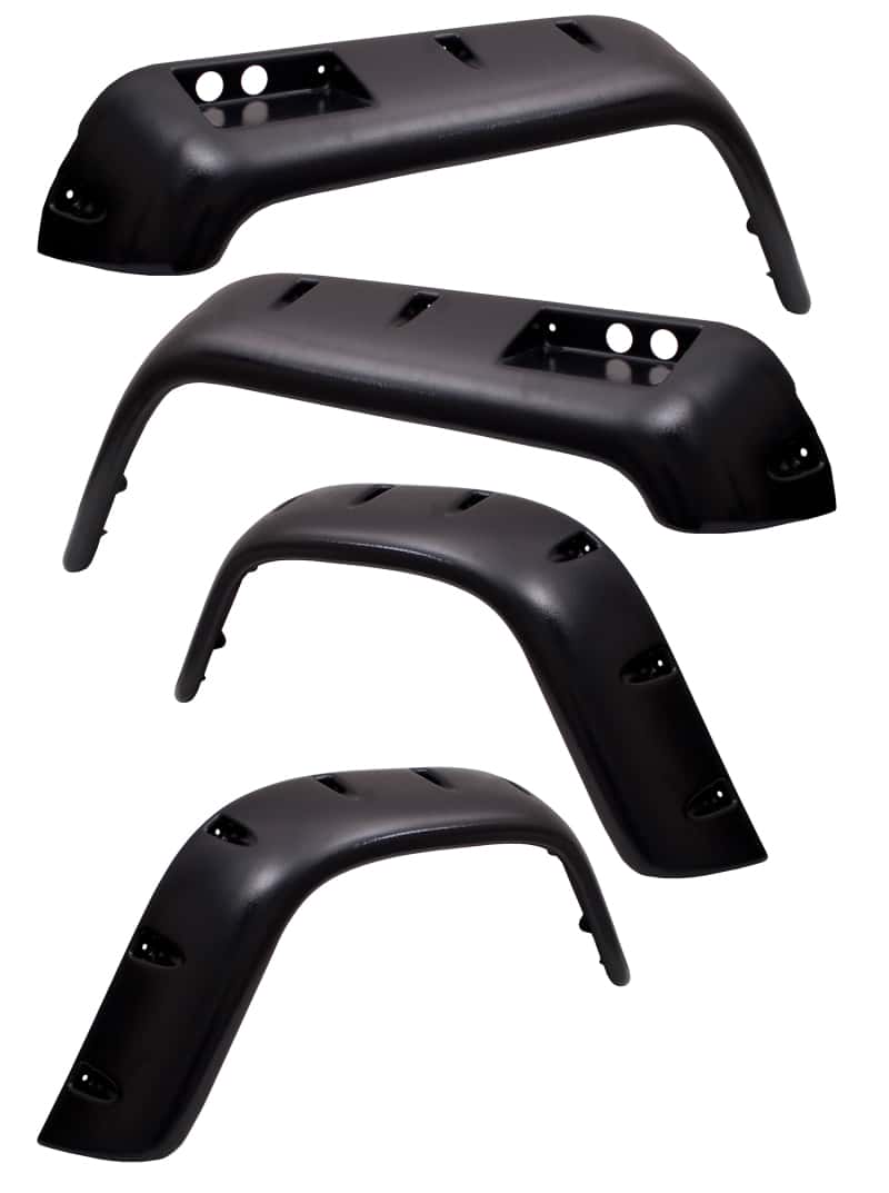Rugged Ridge — Rugged Ridge 6-Pc Fender Flare Kit 4.75-In 76-86 Jeep CJ
Fender Flare Kit
Fender Flare - view 2