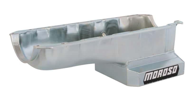 Moroso — Moroso Chevrolet Big Block Mark IV Kicked Out Wet Sump 6qt 8in Steel Oil Pan - view 4