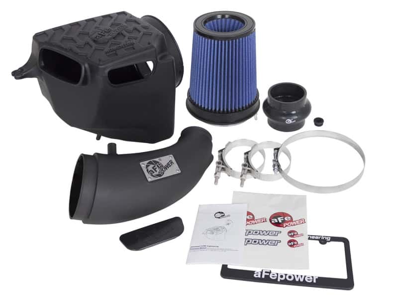 aFe — aFe Momentum GT Stage 2 Dry S Intake System 07-11 Jeep Wrangler (JK) V6 3.8L w/ Mechanical Fan
Momentum GT Intake - view 7