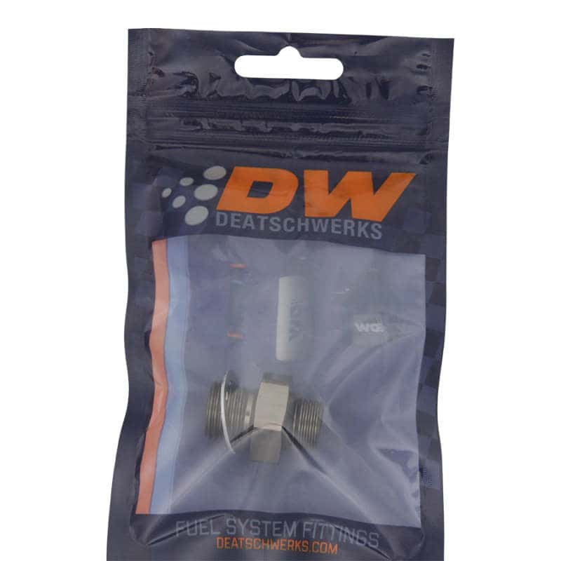 DeatschWerks — DeatschWerks 6AN ORB Male To 16 X 1.5 Metric Male (Incl O-Ring) - view 1