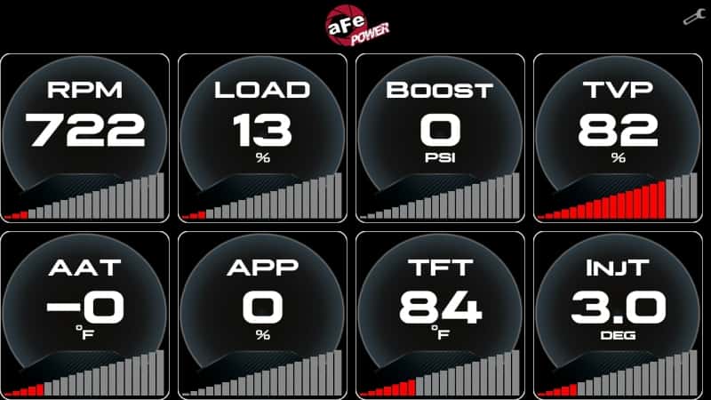 aFe — aFe AGD Advanced Gauge Display Digital 5.5in Monitor 08-18 Dodge/RAM/Ford/GM Diesel Trucks
Display Monitor - view 11