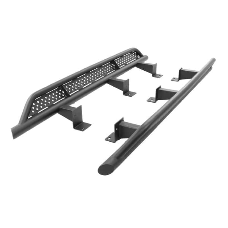 Go Rhino — Go Rhino 2024 Toyota Tacoma DC 4dr Xtreme Frame Mount Sliders - Tex. Blk
Frame Mount Sliders - view 7