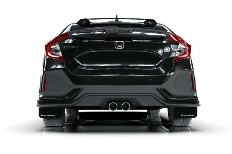 Rally Armor — Rally Armor 17-21 Honda Civic Sport/Sport Touring Black UR Mud Flap w/White Logo
Mud Flap - view 3