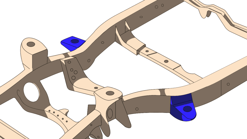 RustBuster — Rust Buster 4Runner & FJ Cruiser Front Body Frame Mount - Left - view 2