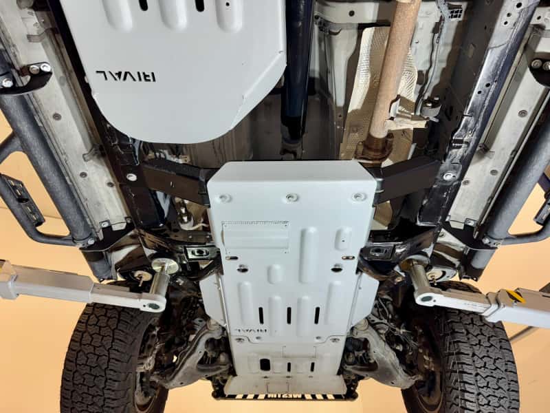 Rival 4x4 — Rival 10-24 Toyota 4Runner Aluminum Transmission Transfer Case Catalytic Converter Skid Plate - view 4