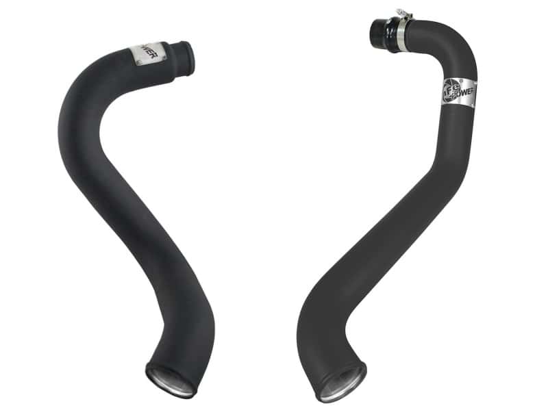 aFe — aFe BladeRunner 3in Black Intercooler Hot Cold Side Tubes Combo 02-04 GM Diesel Trucks 6.6L V8 (td)
Charge Pipe Kit - view 1