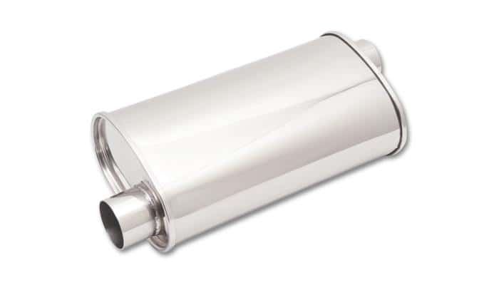 Vibrant — Vibrant StreetPower Oval Muff 5in x 9in x 15in long body 3in inlet I.D. x 3in outlet Offset-Offset
3"OvalMufflerOff-Off
3"SSMufflerOff-Off
Muffler - view 4