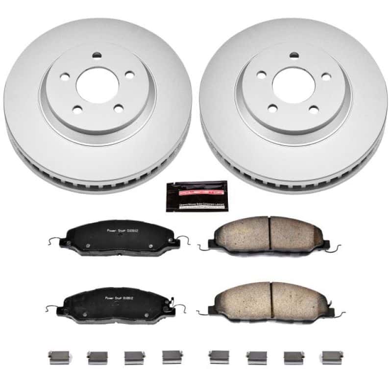 PowerStop — Power Stop 11-14 Ford Mustang Front Z17 Evolution Geomet Coated Brake Kit - view 1