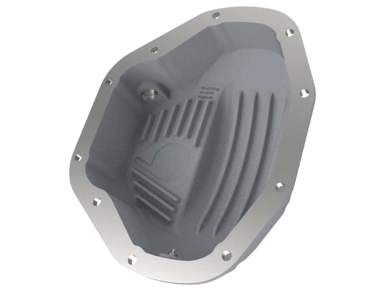 aFe — aFe Rear Differential Cover (Raw; Street Series); Dodge Diesel Trucks 94-02 L6-5.9L (td)
Differential Cover - view 5