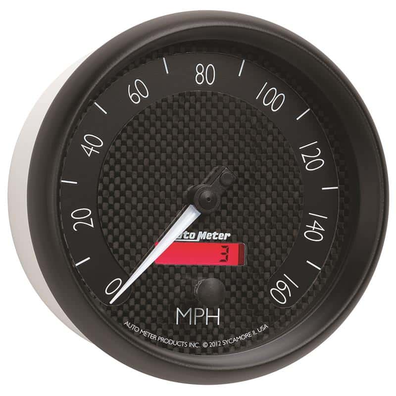 AutoMeter — Autometer GT Series 5in In Dash 0-160 MPH Electronic Programmable Speedometer
5" SPEEDO, 160 MPH, - view 6