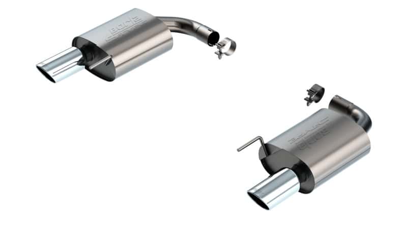 Borla — Borla 2024 Ford Mustang GT 5.0L V8 w/o Active Exhaust 2.5in S-Type Axle-Back Exhaust System
Axle-Back System - view 1