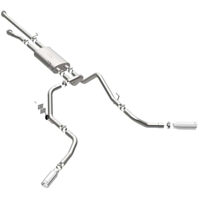 Magnaflow — MagnaFlow Cat-Back 10-15 Toyota Tundra SC LB / CC SB 4.6L/5.7L V8 SS 2.5 Dual Split Rear 4in Tip
Cat-Back - view 27