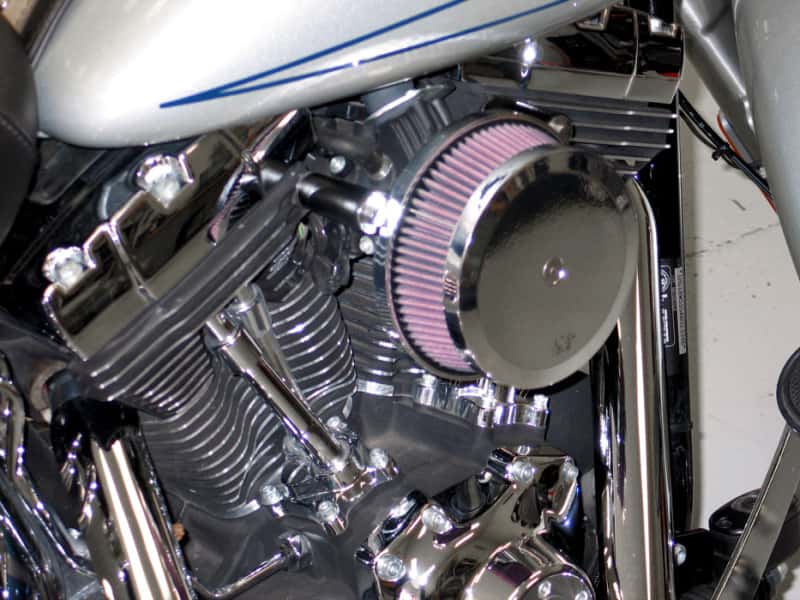 K&N Engineering — K&N  Harley-Davidson Dyna Wide Glide 103 CI Street Metal Intake System-Hammer
Air Intake System - view 4