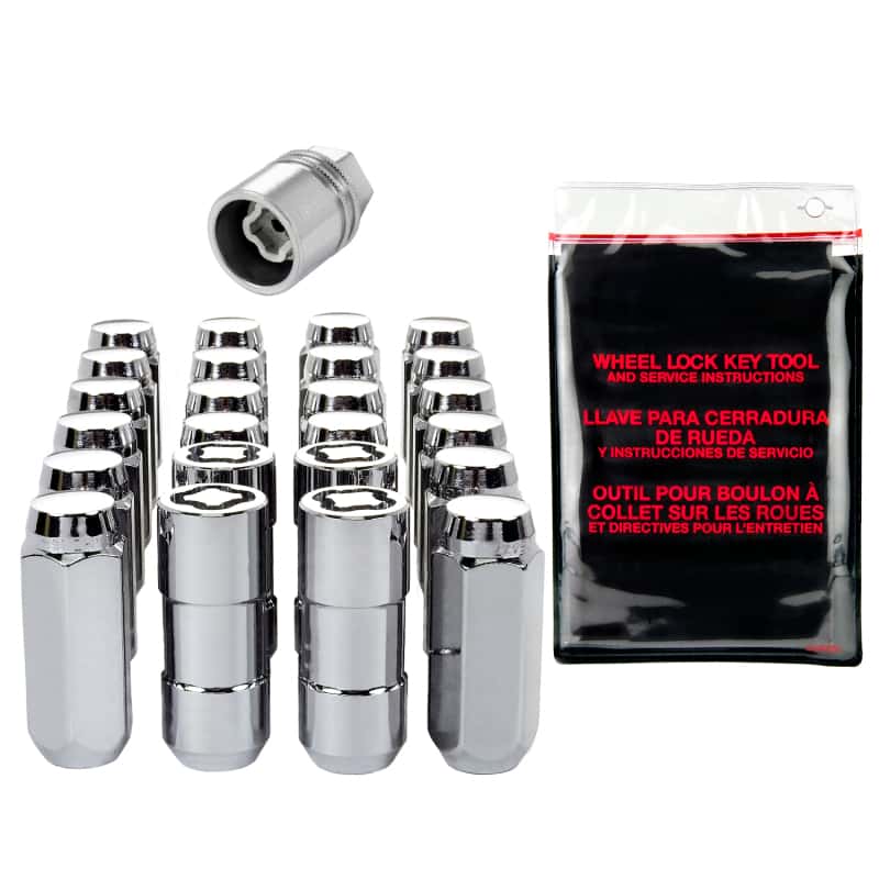 McGard — McGard 6 Lug Hex Install Kit w/Locks (Cone Seat Nut) M14X2.0 / 13/16 Hex / 2.25in. Length - Chrome - view 1