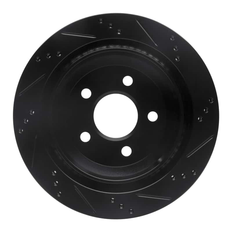 R1 Concepts — R1 98-02 Chevrolet Camaro Rear Left Drilled & Slotted Black Brake Rotor
R1 Brake Rotor Drill - view 5