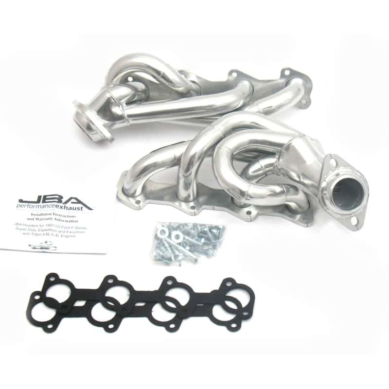 JBA — JBA 97-03 Ford F-150 5.4L 2V 1-1/2in Primary Silver Ctd Cat4Ward Header
Exhaust Header - view 2