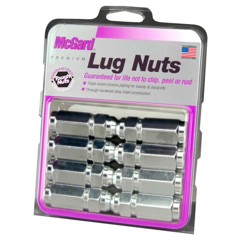 McGard — McGard Hex Lug Nut (Cone Seat / Duplex) 1/2-20 / 7/8 Hex / 2.5in. Length (8-Pack) - Chrome - view 6