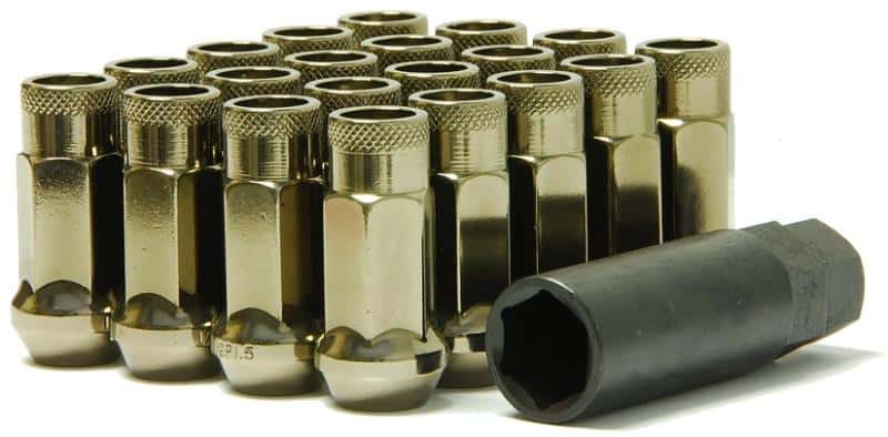 Wheel Mate — Wheel Mate Muteki SR48 Open End Lug Nuts - Titanium 12x1.25 48mm - view 1
