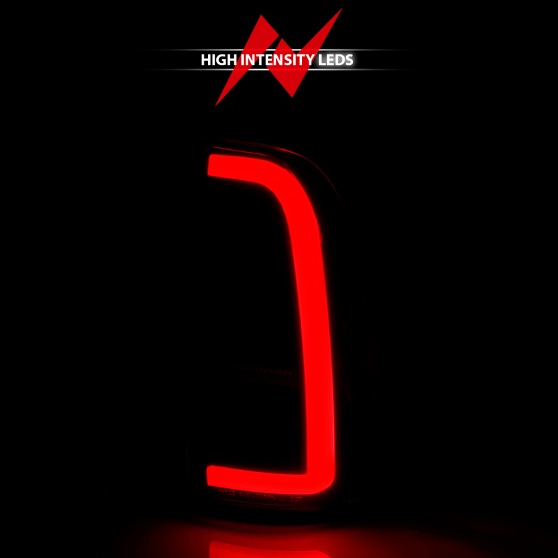 ANZO — ANZO 00-06 Toyota Tundra LED Taillights w/ Light Bar Black Housing Clear Lens - view 13